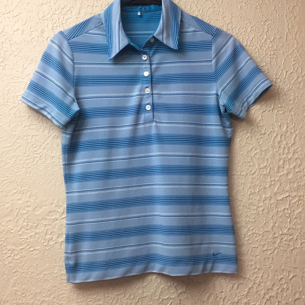 Striped Nike Golf Shirt